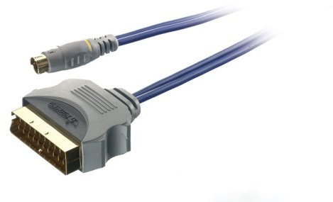 Vivanco SIVS 1102 Videokabel, S-VHS-Stecker - Scartstecker, 2,0m