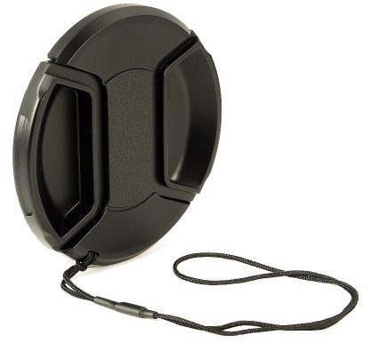 Kaiser Fototechnik 6836 - Tapa de Objetivo para 58 mm, Negro