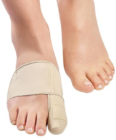 Epitact | Hallux Valgus Flexible Korrekturbandage Für Den Tag Begrenzt Die Entwicklung Des Hallux Valgus & Lindert Schmerzen Während Aktiven Tätigkeiten Am Tag Für Beide Füße (L)