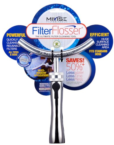 SpaBalancer Filter Sprayer Filterreiniger Düse für Whirlpool und Pool Filter, Filterbrause mit Gardena Adapter für Kartuschenfilter, spart bis zu 50 Prozent Wasser und Zeit