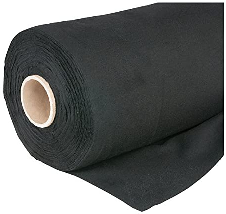 Deko Flanel 1,3m(W), roll 60 m, Black, 140 gr/m2