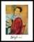 Germanposters Amedeo Modigliani Selbstportrait Poster Bild Kunstdruck im Alurahmen schwarz 30x24cm