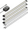 parlat LED Unterbau-Leuchte SIRIS, flach, je 50cm, je 531lm, warmweiß, 3er Set