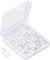 Bead Boutique 100pcs (50 Pairs) Clear Soft Rubber Butterfly Earring Backs Stoppers Earnuts 4x4mm