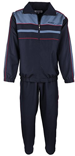 SOUNON Herren Microfaser Sportanzug, Jogginganzug, Trainingsanzug, Freizeitanzug, Hausanzug - Gefüttert in 3 Farben