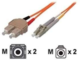 Tecline 85603 Câble à Fibre Optique OM2 Orange 50/125 m² 3,0 m