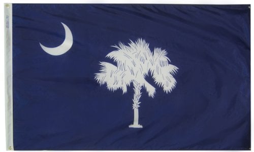 Annin Flagmakers South Carolina State Yard Flagge, USA, hergestellt nach Offiziellen Staats-Designspezifikationen, (Modell 144860)