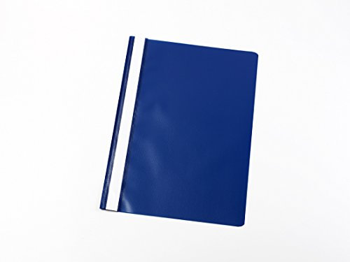 22 Schnellhefter DIN A4 / PP/Farbe: dunkel-blau