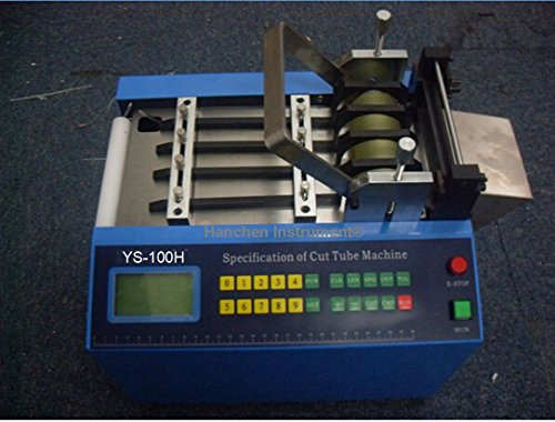 YS-100H Auto Heat-Shrink Tube Cable Pipe Cutting Machine Tube Cutter for Sleeve, Rubber/Plastic Tube, Small Wire, Sheet, Film, etc