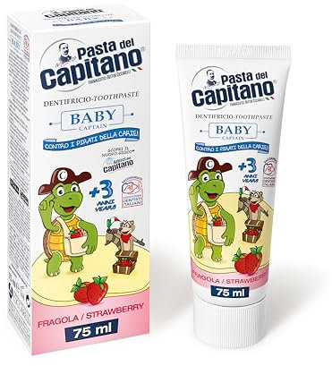 Pasta del Capitano Baby Dentifricio Gusto fragola, 75 ml