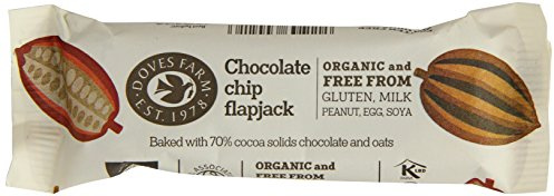 Doves Farm Gluten Free Chocolate Chip Flapjack Bar 35g (Pack of 9)