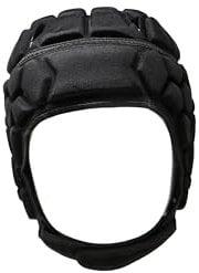 BARNETT Heat PRO Rugby Helm, Spielhelm Profi, Farbe schwarz (XL)