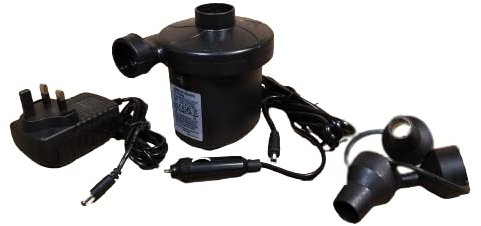 Redwood Leisure Redwood BB-PU104 240v/12v Electric Air Pump, 240 V, Black