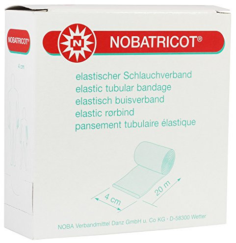 NOBATRICOT Elastischer Schlauchverband gerollt, Größen:20 m x 4.0 cm