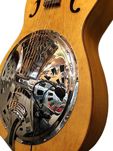 Der Feder Dobro Square Neck Resonator Gitarre mit Flexibel Micro Gänsehals von Myers Pickups