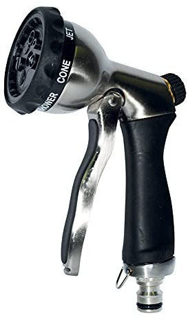 Boutté - Pistola de riego (Metal Cepillado)