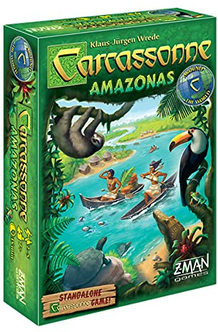 Z-Man Games | Carcassonne Amazonas Board Game | Ages 8 and up | 2-5 Players