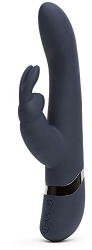Fifty Shades of Grey Darker Oh My Schwarzer Rabbit-Vibrator aus Silikon Per USB wiederaufladbar