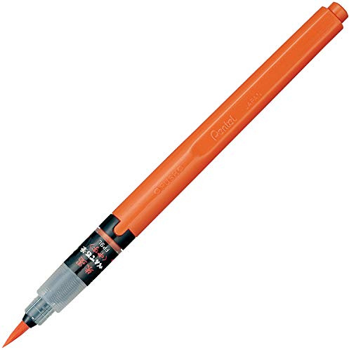 Red and black Pentel pen in character XFP9L