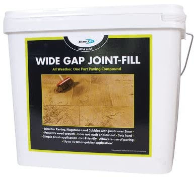 Bond It 15kg Wide Gap Joint Filler Paving Pointing Compound Mortar Jointing Buff