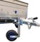 leisure MART Trailer caravan Pneumatic Jockey Wheel 48mm and split clamp with FIXING KIT Pt no. LMX1595