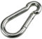 Merriway BH02009 (2 Pcs) Carbine Steel Snap Hook 6mm (1/4 inch) Bright Zinc Plated - Pack of 2 Pieces