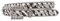 beltiscool Damen Gürtel Gr. M/L - 35, Zebra