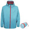 Trespass - Qipack - Veste Compressible - Mixte Adulte - Bleu (Bleu Aquatique) - Taille: L