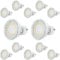 Sweet Led GU10 Lampen Strahler 230V Spots 5W 430 Lumen LED-Leuchtmittel aus Glas mit Keramiksockel - Ersatz für Halogenlampen - 3000K warmweiß (12 Stück)