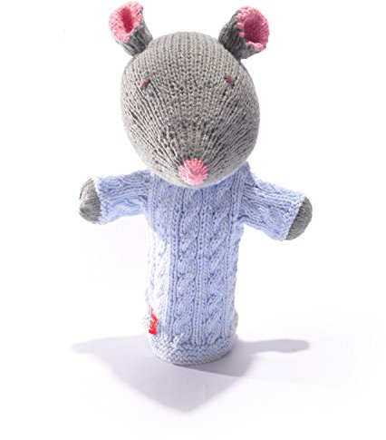 ChunkiChilli Organic Cotton Mouse Hand Puppet