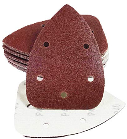 50 Stück Craft-Equip Schleifdreiecke Schleifpapier 150x100mm gemischte Körnung