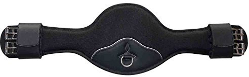 DT Saddlery Kurzgurt Butterfly Länge 75 cm, schwarz Dressurgurt Rainer Gurt 5-10 cm LÄNGER BESTELLEN