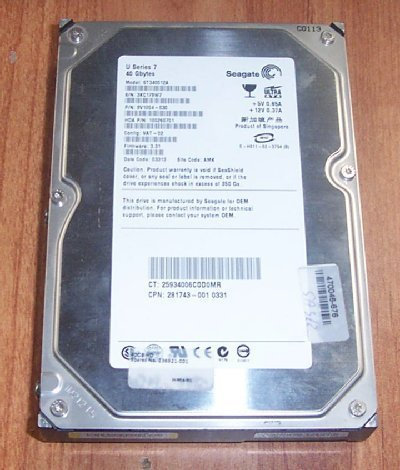 Compaq 236921 – 001 HP Ultra ATA/100 (ATA) Hard Disk Interno 236921 – 001