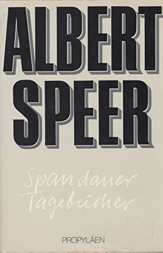 Albert Speer: Spandauer Tagebücher