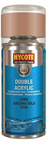 Hycote Bombe de Peinture Acrylique Double pour Voiture Ford Arizona Gold 150 ML
