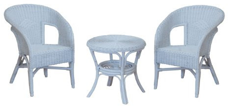 korb.outlet Rattan-Sitzgruppe Bella in der Farbe Weiss DE