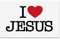 Uljö °° Aufkleber I Love Jesus