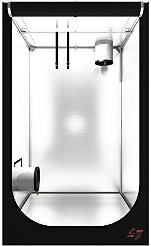 Hydro Shoot Secret Jardin 60 80 100 120 Grow-Box Grow-Room Growschrank Grow-Zelt Darkroom Verschiedene Größen Pflanzen-Zelt (HS100 100x100x200 cm) Grow Gewächshaus Indoor für Chili Zuchtzelt