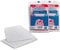 Geko 770 76990 Filtro Universal para Campana Extractora, 50x100 cm, Multicolor, Polyester, Blanco