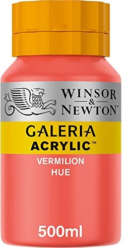 Winsor & Newton, Galeria Acrylic, Vermilion Hue, 500ml