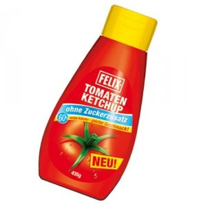 Felix - Ketchup ohne Zuckerzusatz - 435 g