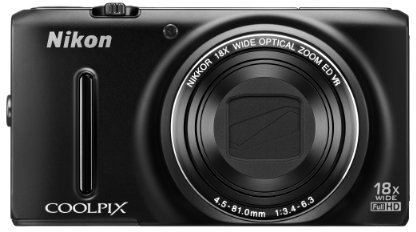 Nikon Coolpix S9400 Digitalkamera (18 Megapixel, 18-Fach Opt. Zoom, 7,6 cm (3 Zoll) OLED-Display, Bildstabilisator) schwarz
