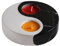 Teelichthalter Yin Yang aus Marmor