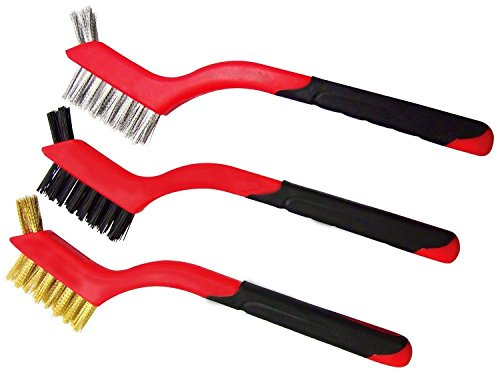 3 PIECE PLUG / COMPONENT BRUSH SET WITH EXTRA SMALL BRUSHES BUILT ON (S3535)