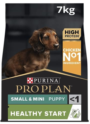 Pro Plan® Small & Mini Puppy Healthy Start Trockenfutter für Hunde mit Huhn, 7 kg
