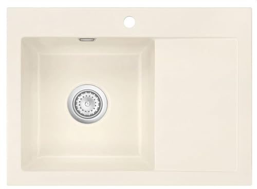 Systemceram Mera 70 Jasmin Keramikspüle Handbetätigung