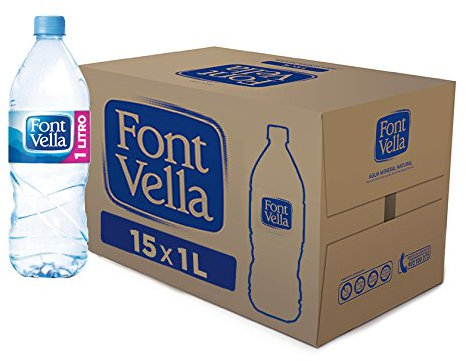 Font Vella - Agua Mineral Natural - Caja 15 x 1L