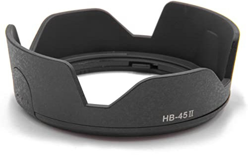 vhbw Paraluce compatibile con Nikon AF-S DX Nikkor 18-55mm F3.5-5.6G ED II 52 mm obiettivo nero, plastica, tulipano