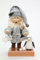 Kunsthandwerkstube Räucherschale Wichtel Nordpol Santa Höhe 28,5 cm Keramik