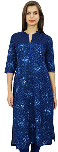 Bimba Tunique en coton pour femme - Style indien ethnique